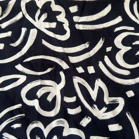 SKFK Asune Black White Garden Print Button Front L/S Viscose Shirt NWT - Picture 6 of 11